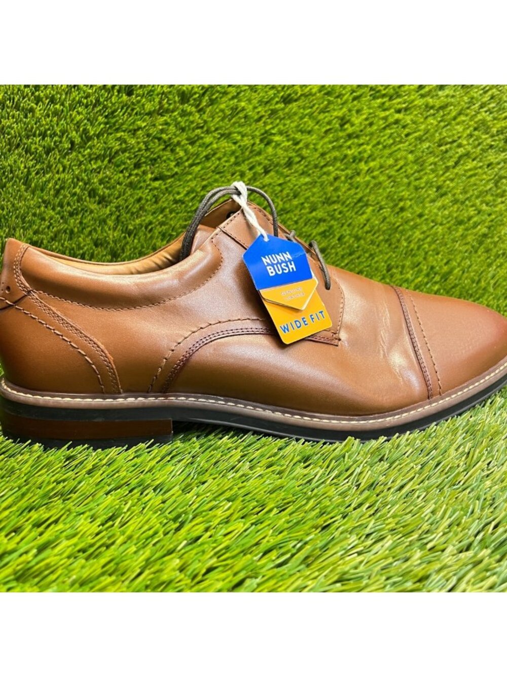 Nunn Bush Westfield Mens Size 12 Brown Casual Classic Lace Up Oxford Dress Shoes